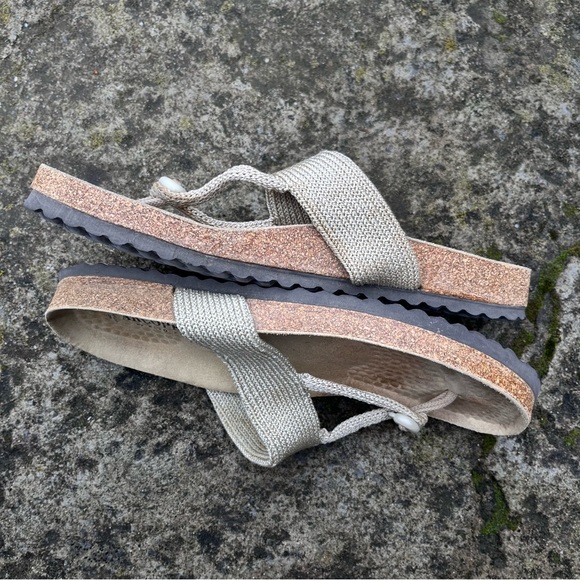 Arcopedico Vega Knit Beige Thong Sandal - Size EU 41 (US 9.5 - 10) - Picture 4 of 10